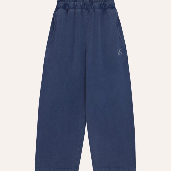 Blue Washed Kids Trousers − The Campamento