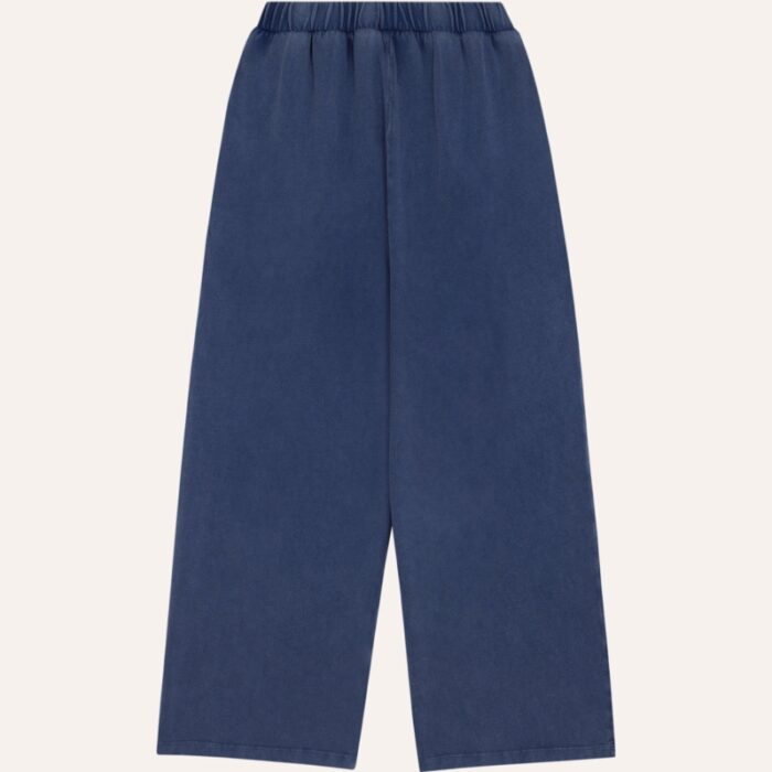 Blue Washed Kids Trousers − The Campamento