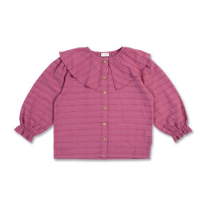 Bobbi Blouse − Red Violet - Petit Blush