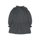 Boble Plumeti Dress - Antracite - Buho Kids