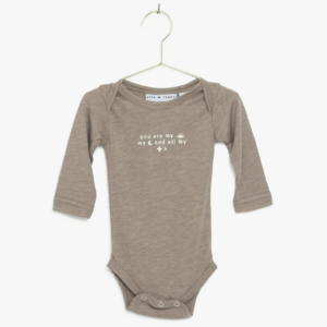 Body Long Sleeves Taupe - Sun Moon Stars - Elle & Rapha