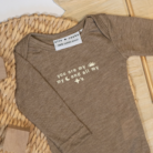 Body Long Sleeves Taupe - Sun Moon Stars - Elle & Rapha