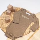 Body Long Sleeves Taupe - Sun Moon Stars - Elle & Rapha