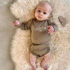Body Long Sleeves Taupe - Sun Moon Stars - Elle & Rapha