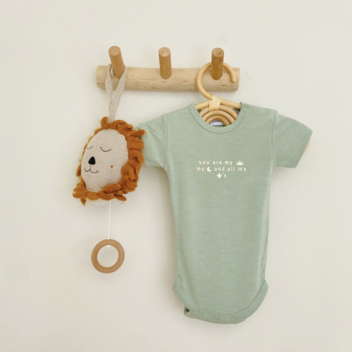 Body Short Sleeves - Sun Moon Stars - Elle & Rapha Body Short Sleeves - Sun Moon Stars - Elle & Rapha