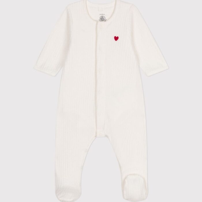 Bodyjama Velours - Hartje - Petit Bateau Bodyjama Velours - Hartje - Petit Bateau