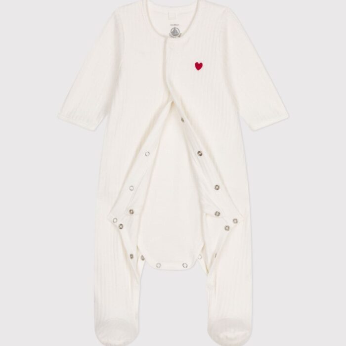 Bodyjama Velours - Hartje - Petit Bateau Bodyjama Velours - Hartje - Petit Bateau