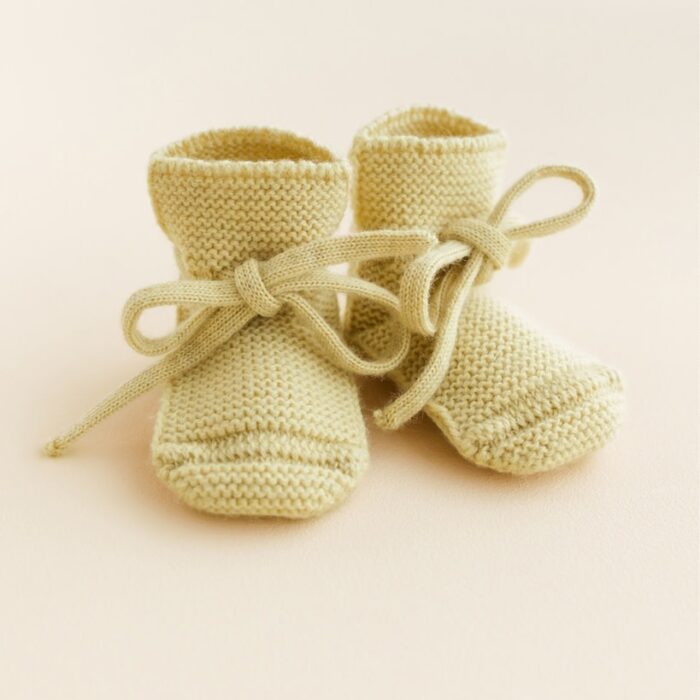 Booties - Light Yellow - HVID Booties - Light Yellow - HVID