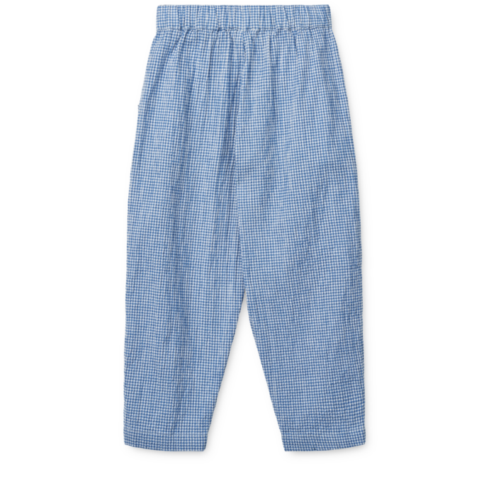 Borris Check Seersucker Pants - Check Riverside / Crisp white - Liewood Borris Check Seersucker Pants - Check Riverside / Crisp white - Liewood