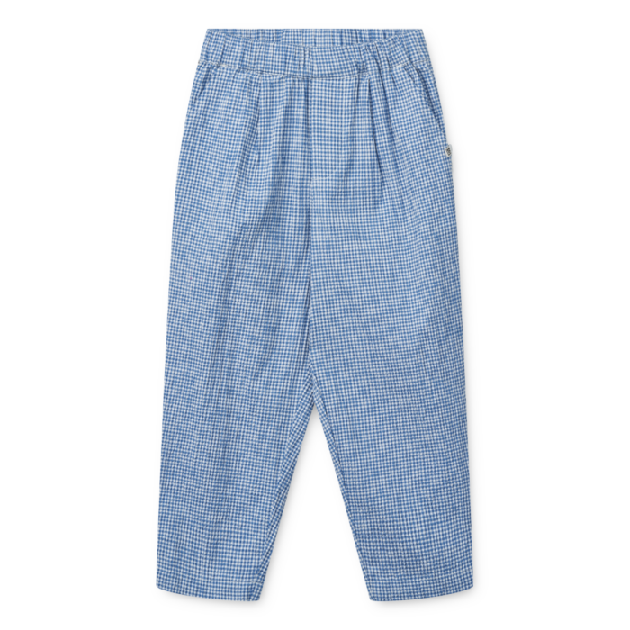 Borris Check Seersucker Pants - Check Riverside / Crisp white - Liewood Borris Check Seersucker Pants - Check Riverside / Crisp white - Liewood