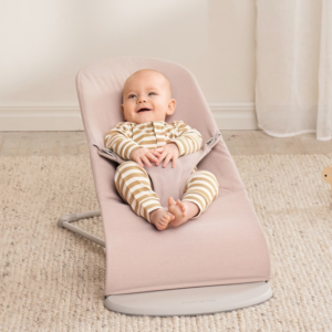 Bouncer Bliss - Woven Mélange Light Pink - Babybjorn