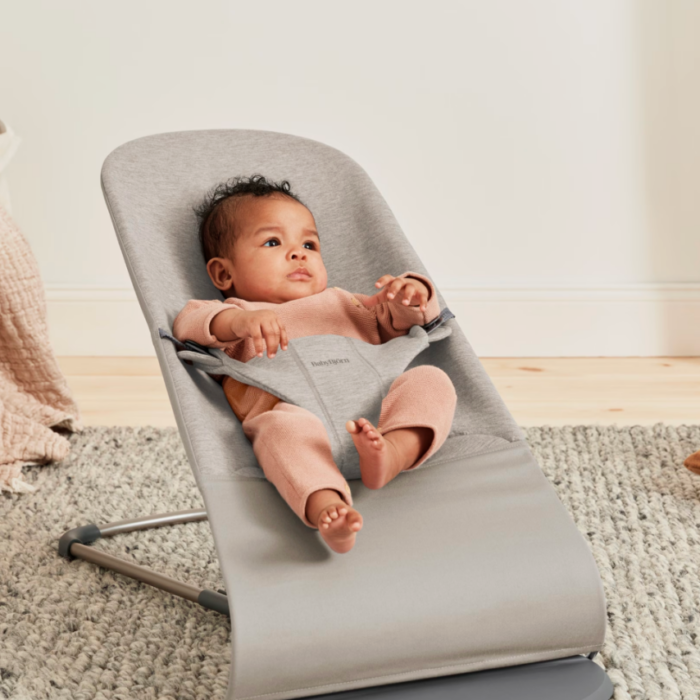 Bouncer Bliss 3D - Sand Grey - Babybjorn