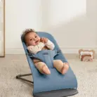 Bouncer Bliss Woven Melange - Blue - Babybjorn