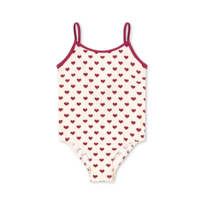Bowie Swimsuit - Coeur Sangria - Konges Slojd Bowie Swimsuit - Coeur Sangria - Konges Slojd