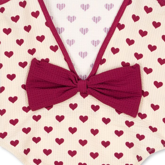Bowie Swimsuit - Coeur Sangria - Konges Slojd Bowie Swimsuit - Coeur Sangria - Konges Slojd