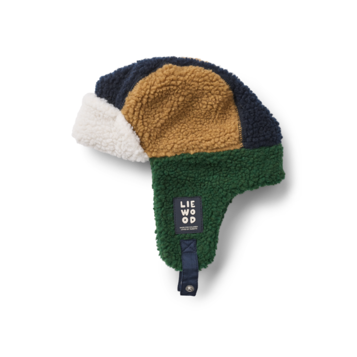 Bravo Pile Hat - Classic navy multi mix - Liewood