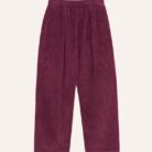 Burgundy Corduroy Trousers - Burgundy - The Campamento