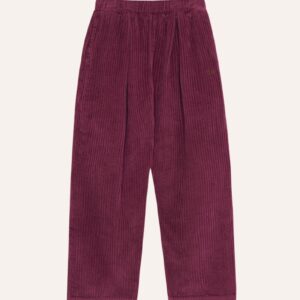 Burgundy Corduroy Trousers - Burgundy - The Campamento
