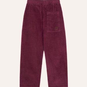 Burgundy Corduroy Trousers - Burgundy - The Campamento Burgundy Corduroy Trousers - Burgundy - The Campamento