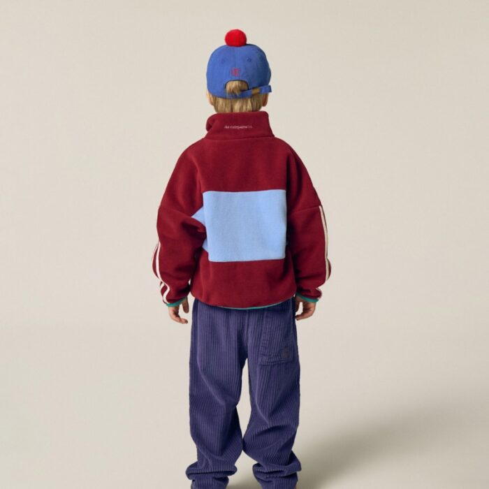 Burgundy Polar Sweatshirt - Burgundy - The Campamento Burgundy Polar Sweatshirt - Burgundy - The Campamento
