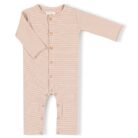 Butt Onesie - Biscuit Stripe - Nixnut