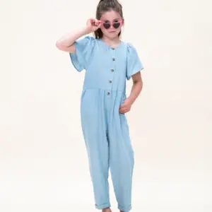 Butterfly Jumpsuit - Jeans Blue - Petit Blush