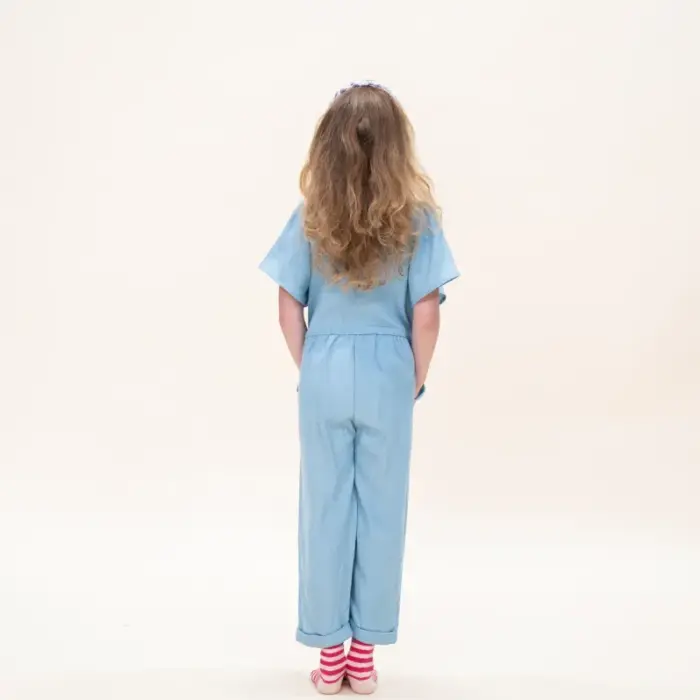 Butterfly Jumpsuit - Jeans Blue - Petit Blush
