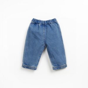 Buttoned Denim Trousers - Play Up Buttoned Denim Trousers - Play Up