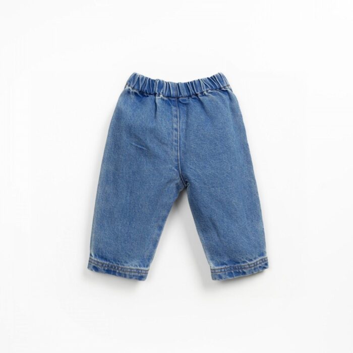 Buttoned Denim Trousers - Play Up Buttoned Denim Trousers - Play Up