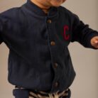 Cardigan Sweater - Navy - My Little Cozmo