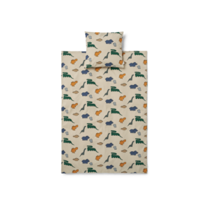 Carl Adult Printed Bedding - Dino/Mist - Liewood