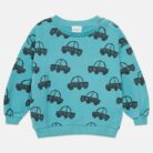 Cars all over sweatshirt - Turquesa - Weekend House Kids