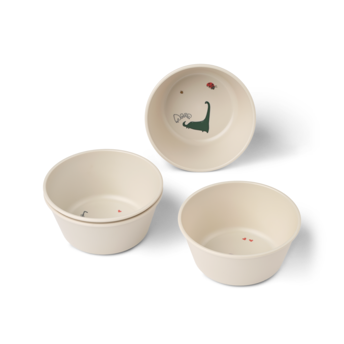 Cees Bowl 4-Pack - Tamtam / Sandy - Liewood