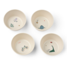 Cees Bowl 4-Pack - Tamtam / Sandy - Liewood