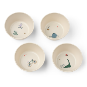 Cees Bowl 4-Pack - Tamtam / Sandy - Liewood Cees Bowl 4-Pack - Tamtam / Sandy - Liewood