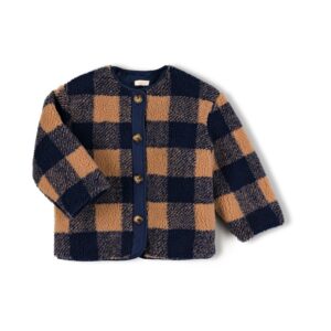 Check Jacket - Navy Checkered - Nixnut
