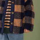Check Jacket - Navy Checkered - Nixnut