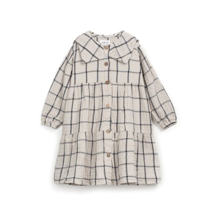 Checked Woven Dress - So So - Play Up Junior
