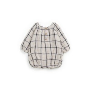 Checked Woven Jumpsuit - So So - Play Up Mini