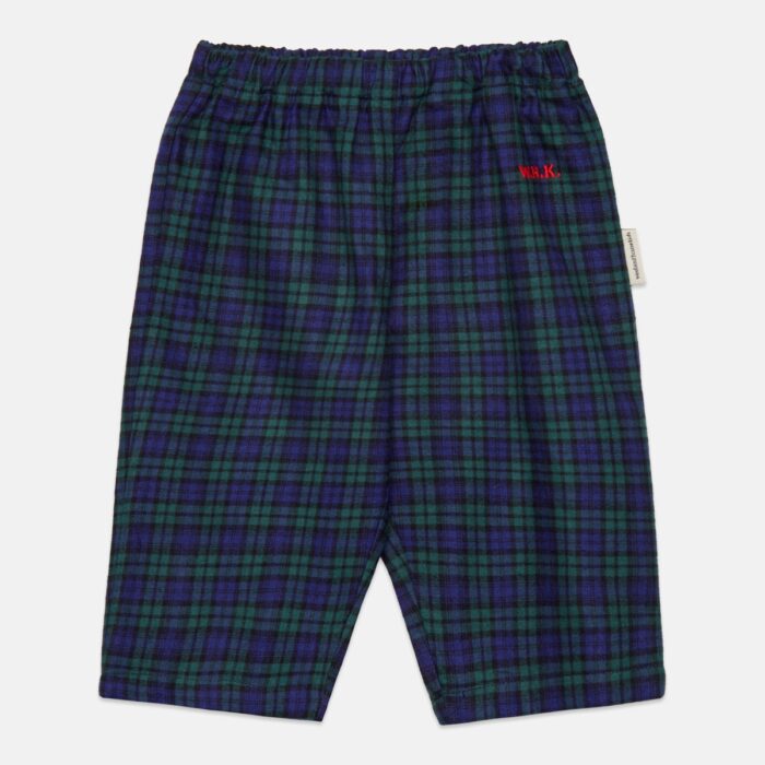 Checkered popelin baby pants - Blue - Weekend House Kids Checkered popelin baby pants - Blue - Weekend House Kids
