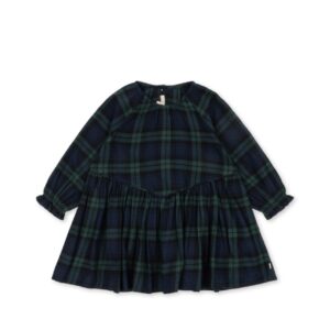 Checky Dress - Green Check - Konges Slojd