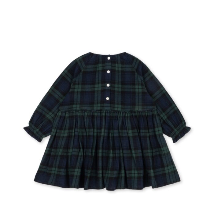 Checky Dress - Green Check - Konges Slojd Checky Dress - Green Check - Konges Slojd