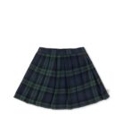 Checky Pleat Skirt - Green Check - Konges Slojd