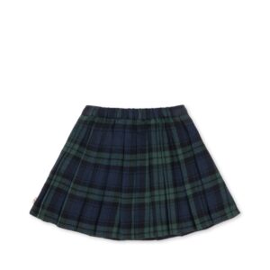 Checky Pleat Skirt - Green Check - Konges Slojd Checky Pleat Skirt - Green Check - Konges Slojd