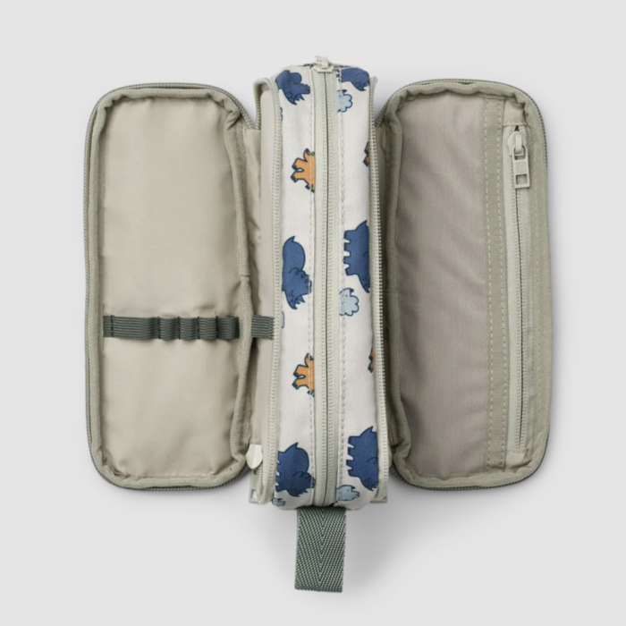Cindy Pencil Case - Dinosaurs / Mist - Liewood
