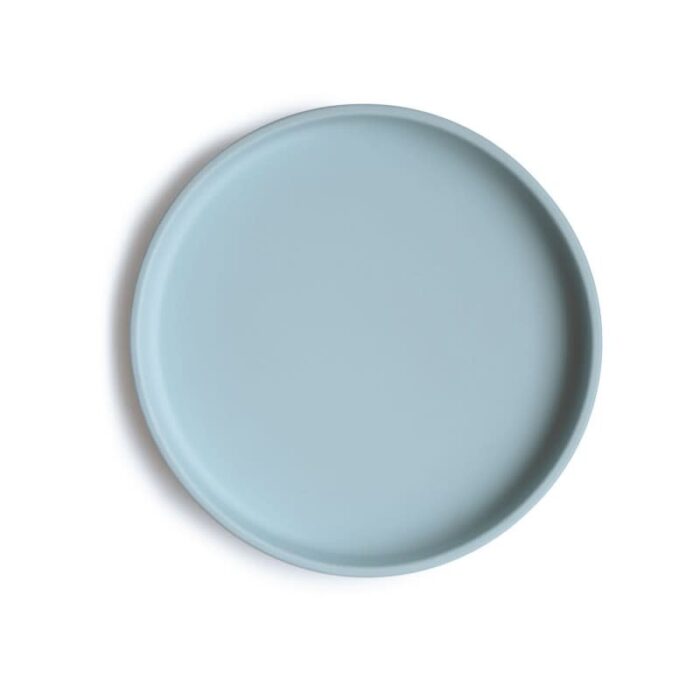 Classic Silicone Plate - Powder Blue - Mushie