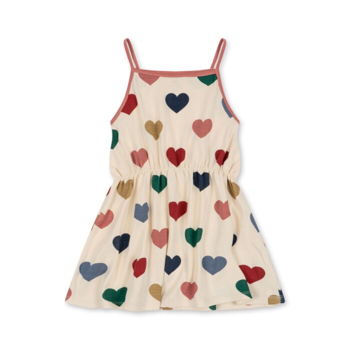 Classic Strap Dress - Bon Coeur Coloré - Konges Slojd Classic Strap Dress - Bon Coeur Coloré - Konges Slojd