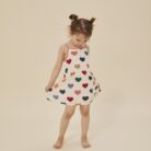 Classic Strap Dress - Bon Coeur Coloré - Konges Slojd