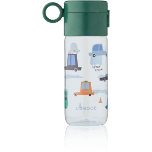Clemence Tritan Bottle 350 ml - Cars / Sandy - Liewood