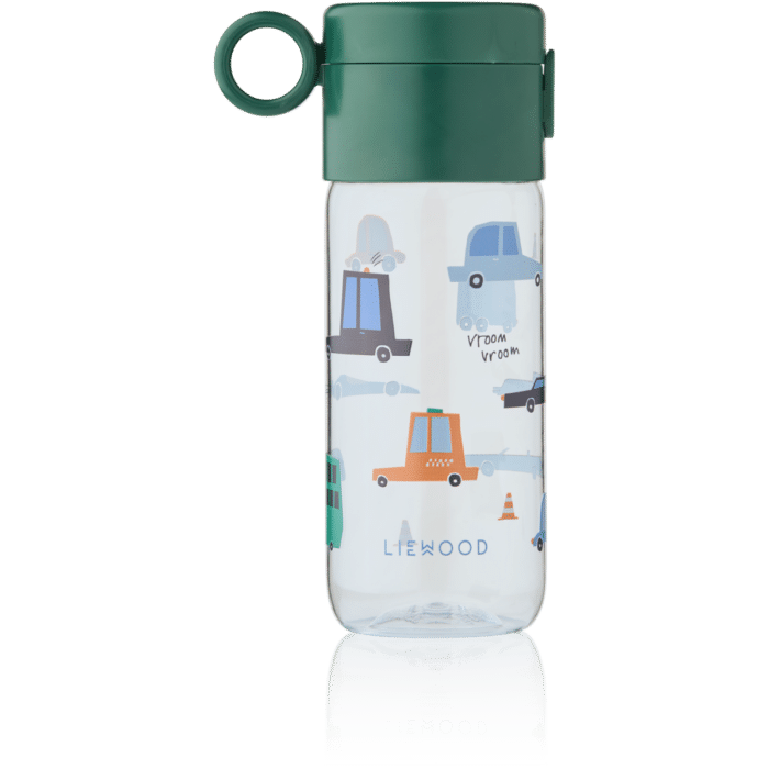 Clemence Tritan Bottle 350 ml - Cars / Sandy - Liewood